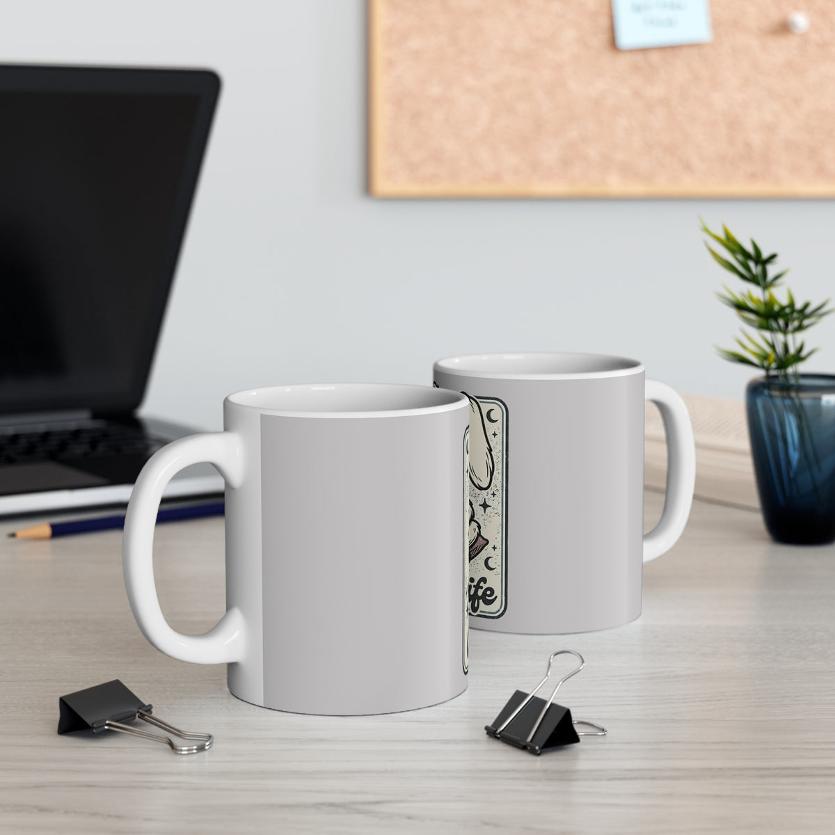 Chill Life Bunny Mug — Cute Relaxed Rabbit Coffee Cup (11oz)