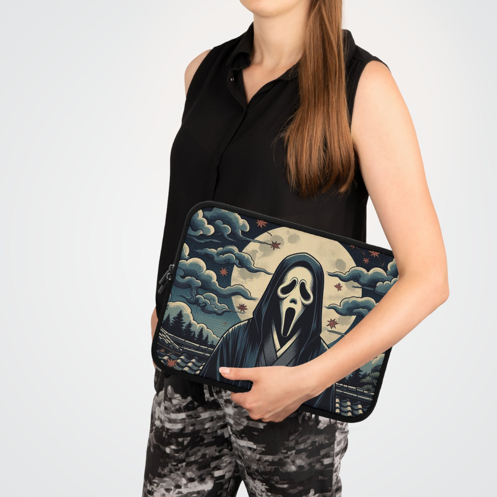 Ghostface Horror Moon Laptop Sleeve